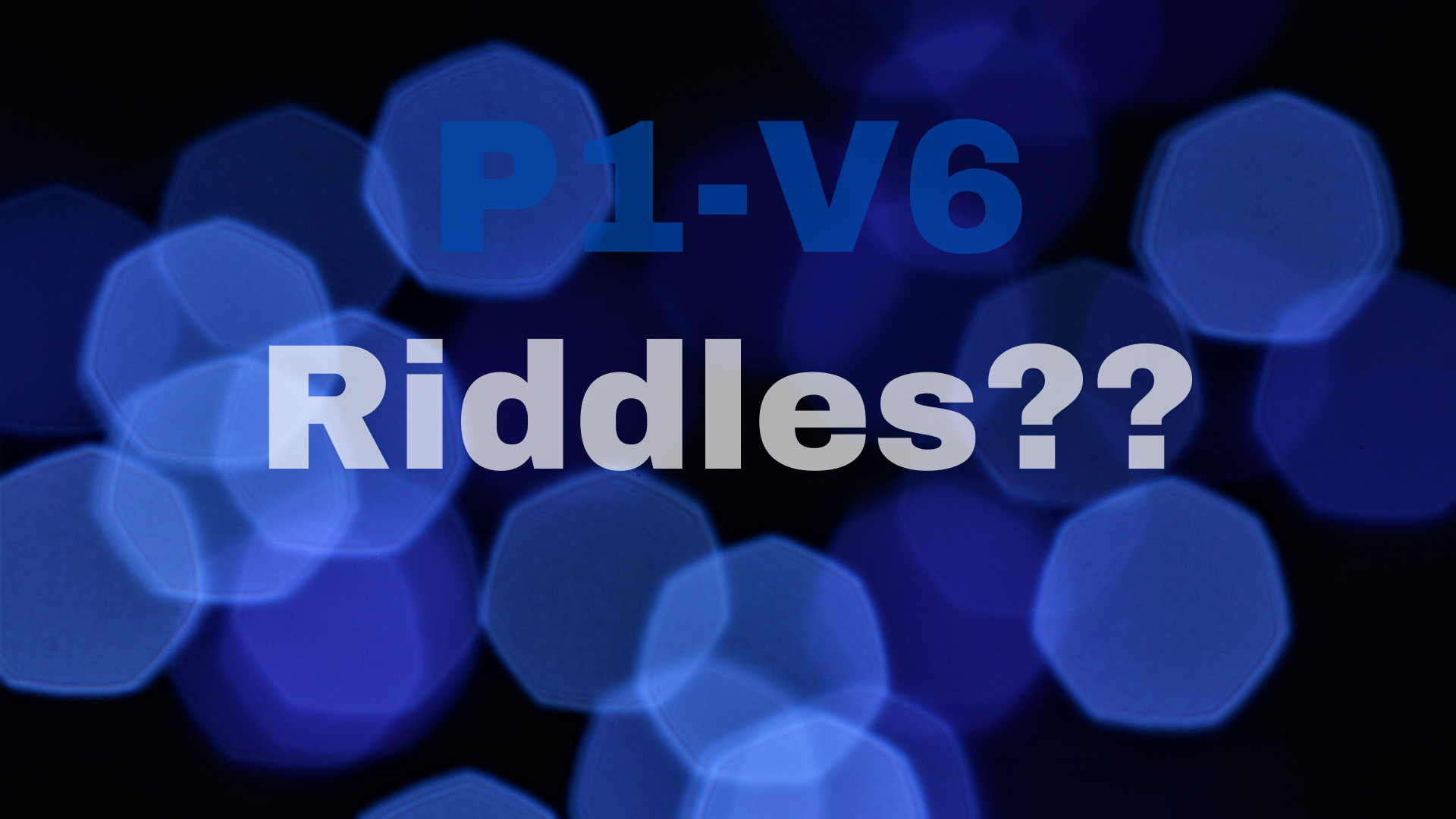 To understand the words of the wise | P1-V6