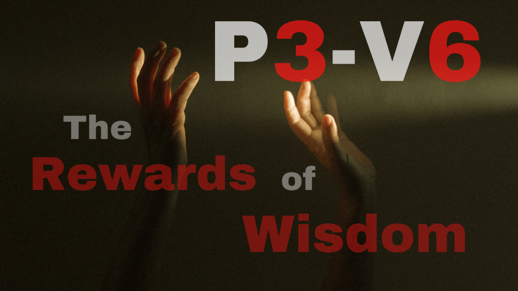 In all your ways acknowledge Him, And He will make your paths straight | P3-V6